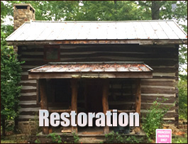 Historic Log Cabin Restoration  Raven, Kentucky